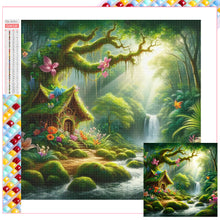 Load image into Gallery viewer, Forest Cabin 30*30CM Full Square Drill Diamond Painting Drill Diamond Painting
