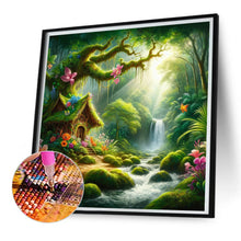 Load image into Gallery viewer, Forest Cabin 30*30CM Full Square Drill Diamond Painting Drill Diamond Painting
