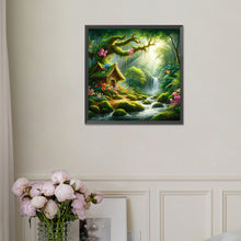 Load image into Gallery viewer, Forest Cabin 30*30CM Full Square Drill Diamond Painting Drill Diamond Painting
