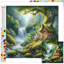 Load image into Gallery viewer, Forest Cabin 30*30CM Full Square Drill Diamond Painting Drill Diamond Painting
