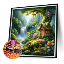 Load image into Gallery viewer, Forest Cabin 30*30CM Full Square Drill Diamond Painting Drill Diamond Painting
