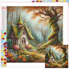 Load image into Gallery viewer, Forest Cabin 30*30CM Full Square Drill Diamond Painting Drill Diamond Painting
