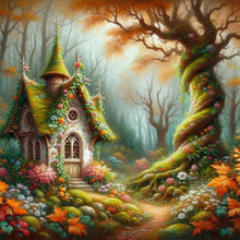 Load image into Gallery viewer, Forest Cabin 30*30CM Full Square Drill Diamond Painting Drill Diamond Painting
