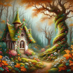 Forest Cabin 30*30CM Full Square Drill Diamond Painting Drill Diamond Painting