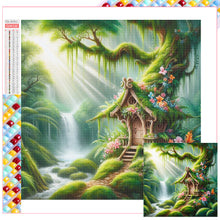 Load image into Gallery viewer, Forest Cabin 30*30CM Full Square Drill Diamond Painting Drill Diamond Painting
