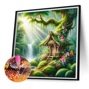 Forest Cabin 30*30CM Full Square Drill Diamond Painting Drill Diamond Painting