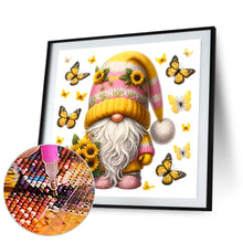 Load image into Gallery viewer, Sunflower Gnome 30*30CM Full Round Drill Diamond Painting Drill Diamond Painting
