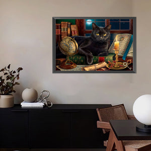 Black Cat 60*40CM Full AB Square Drill Diamond Painting Drill Diamond Painting