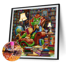 Load image into Gallery viewer, Little Dragon 40*40CM Full AB Square Drill Diamond Painting Drill Diamond Painting
