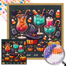 Load image into Gallery viewer, Halloween Symbols 40*40CM Full Round Drill Diamond Painting Drill Diamond Painting
