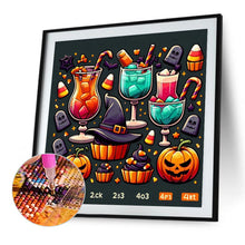 Load image into Gallery viewer, Halloween Symbols 40*40CM Full Round Drill Diamond Painting Drill Diamond Painting
