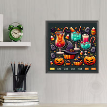 Load image into Gallery viewer, Halloween Symbols 40*40CM Full Round Drill Diamond Painting Drill Diamond Painting
