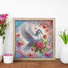 Load image into Gallery viewer, Pigeon 30*30CM Special Shaped Drill Diamond Painting Drill Diamond Painting
