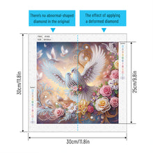 Load image into Gallery viewer, Pigeon 30*30CM Special Shaped Drill Diamond Painting Drill Diamond Painting
