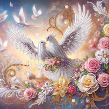 Load image into Gallery viewer, Pigeon 30*30CM Special Shaped Drill Diamond Painting Drill Diamond Painting
