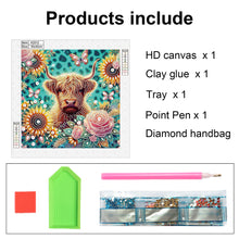 Load image into Gallery viewer, Highland Yak 30*30CM Special Shaped Drill Diamond Painting Drill Diamond Painting
