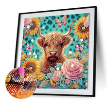 Load image into Gallery viewer, Highland Yak 30*30CM Special Shaped Drill Diamond Painting Drill Diamond Painting
