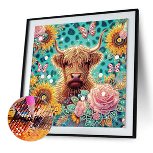 Highland Yak 30*30CM Special Shaped Drill Diamond Painting Drill Diamond Painting