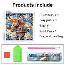 Load image into Gallery viewer, Highland Yak 30*30CM Special Shaped Drill Diamond Painting Drill Diamond Painting
