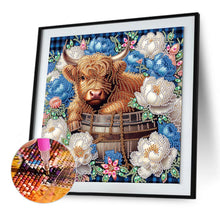 Load image into Gallery viewer, Highland Yak 30*30CM Special Shaped Drill Diamond Painting Drill Diamond Painting
