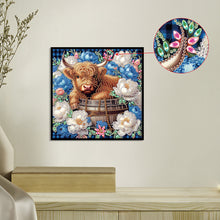 Load image into Gallery viewer, Highland Yak 30*30CM Special Shaped Drill Diamond Painting Drill Diamond Painting
