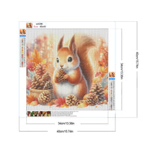 Load image into Gallery viewer, Autumn Squirrel 40*40CM Full Round Drill Diamond Painting Drill Diamond Painting
