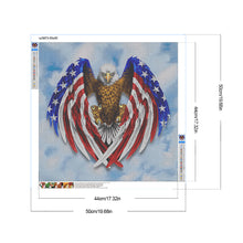 Load image into Gallery viewer, American Eagle 50*50CM Full Round Drill Diamond Painting Drill Diamond Painting
