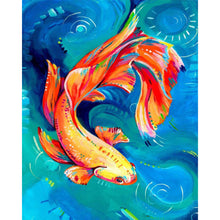 Load image into Gallery viewer, Goldfish In Water 40*50CM Full AB Round Drill Diamond Painting Drill Diamond Painting
