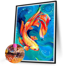 Load image into Gallery viewer, Goldfish In Water 40*50CM Full AB Round Drill Diamond Painting Drill Diamond Painting
