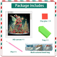 Load image into Gallery viewer, Christmas Atmosphere Angel 30*30CM Special Shaped Drill Diamond Painting Drill Diamond Painting
