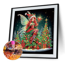 Load image into Gallery viewer, Christmas Atmosphere Angel 30*30CM Special Shaped Drill Diamond Painting Drill Diamond Painting
