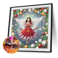 Load image into Gallery viewer, Christmas Atmosphere Angel 30*30CM Special Shaped Drill Diamond Painting Drill Diamond Painting
