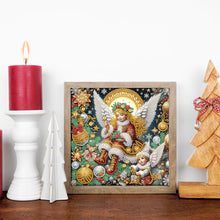 Load image into Gallery viewer, Christmas Atmosphere Angel 30*30CM Special Shaped Drill Diamond Painting Drill Diamond Painting
