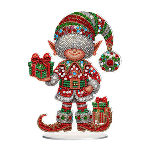 Christmas Table Top Diamond Painting Ornament Kits for Home Decor (Gifts Man)