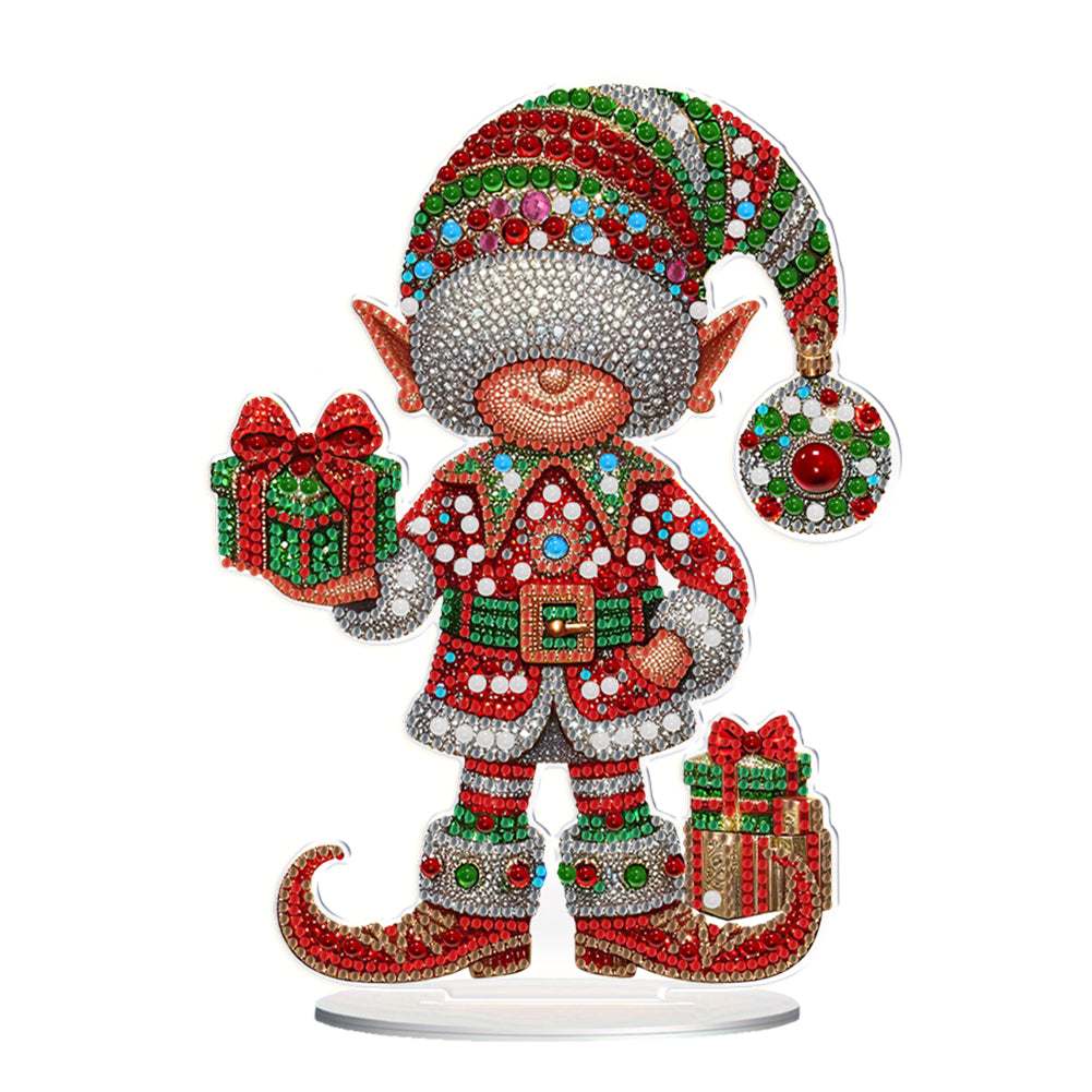 Christmas Table Top Diamond Painting Ornament Kits for Home Decor (Gifts Man)