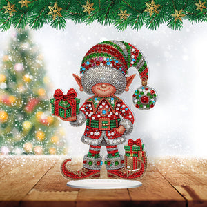 Christmas Table Top Diamond Painting Ornament Kits for Home Decor (Gifts Man)