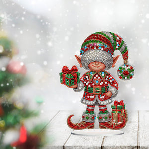 Christmas Table Top Diamond Painting Ornament Kits for Home Decor (Gifts Man)
