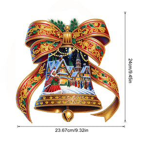 Butterfly Bell Acrylic 2D Flat DIY Diamond Art Pendant Wall Door Decoration