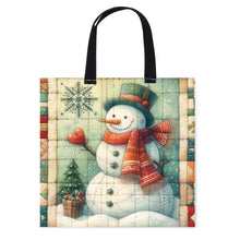 Load image into Gallery viewer, Yishu - Snowman And Christmas Tree - 40*40CM 11CT Stamped Cross Stitch
