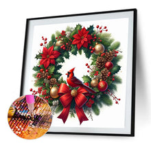 Load image into Gallery viewer, Christmas Wreath 30*30CM Full Square Drill Diamond Painting Drill Diamond Painting
