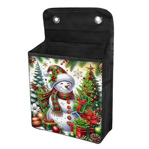 Diamond Painting Storage Bag Diamond Art Organizer Box (Christmas Snowman A)