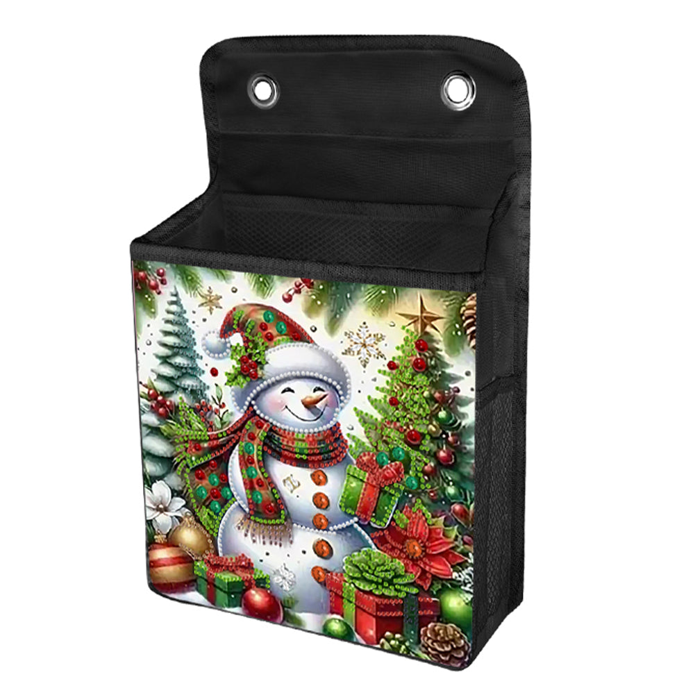 Diamond Painting Storage Bag Diamond Art Organizer Box (Christmas Snowman A)