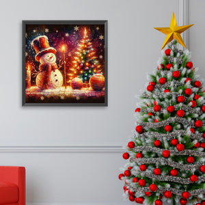 Snowman 30*30CM Full Square Drill Diamond Painting Drill Diamond Painting