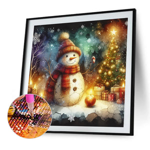 Snowman 30*30CM Full Square Drill Diamond Painting Drill Diamond Painting