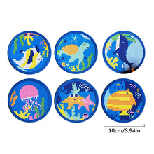 Load image into Gallery viewer, Underwater World - 10cm Coaster Embroidery
