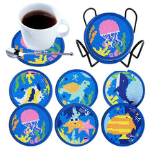 Load image into Gallery viewer, Underwater World - 10cm Coaster Embroidery
