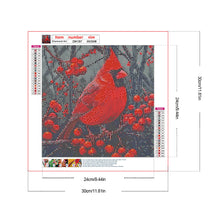 Load image into Gallery viewer, Cardinal 30*30CM(Canvas) Full Round Drill Diamond Painting

