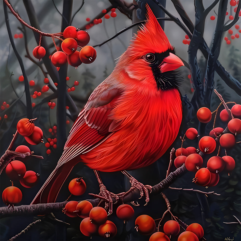 Cardinal 30*30CM(Canvas) Full Round Drill Diamond Painting