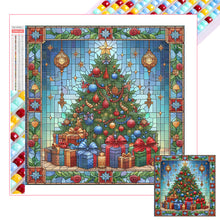 Load image into Gallery viewer, Glass Painting Style Christmas 40*40CM Full Square Drill Diamond Painting Drill Diamond Painting
