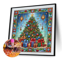 Load image into Gallery viewer, Glass Painting Style Christmas 40*40CM Full Square Drill Diamond Painting Drill Diamond Painting
